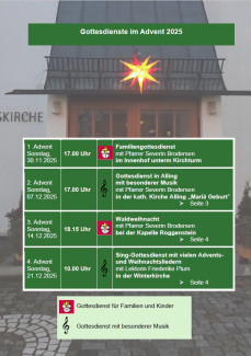 Gottesdienste im Advent