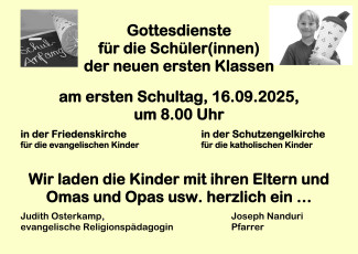 Erstklassgottesdienst 2025