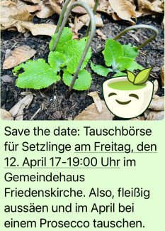 Save the date: 2. Umwelt- und Gartentag