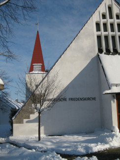 Friedenskirche im Winter