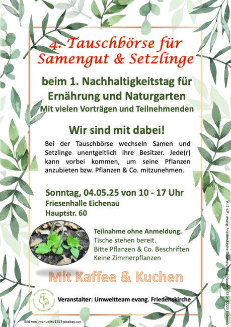 Plakat 4. Umwelttag