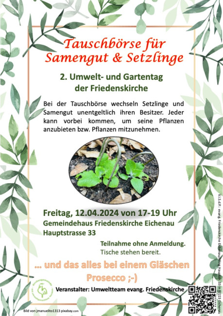 Plakat 2. Umwelt- und Gartentag_04.2024