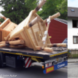 Transport der Spielgeräte