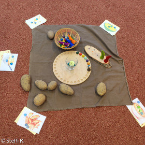 wir entscheiden gemeinsam was wir in der Gruppe Kochen aus Kartoffeln - Abstimmung der Kinder